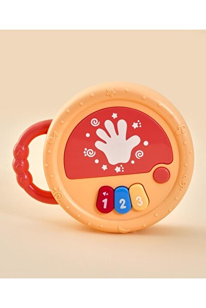 Fab N Funky طبلة موسيقية كلاسيكية للأطفال بعمر ١٨ شهرًا فأكثر، ١٣.٨ × ١١.٥ × ...