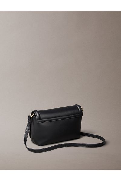 Calvin Klein Calvin Klein Women Black Logo Soft Touch Crossbody Bag