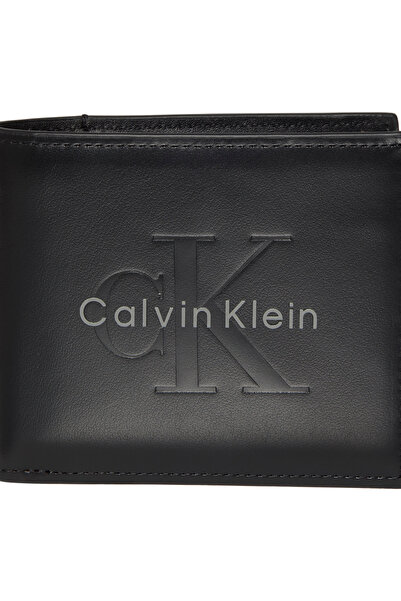 Calvin Klein Men Black Bold Billfold Wallet