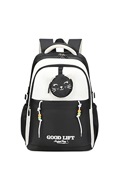 MUGGLE Σχολικό σακίδιο πλάτης Good Lift College με 3 θήκες, Μαύρο (MU-1582)