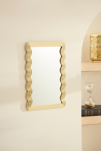Karaca Home Vendi Duvar Aynası Gold 25,9x40,8 Cm
