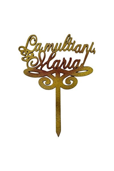 velve Aranjament Radiance, cutie neagra, 25 trandafiri din sapun, topper " La multi ani Maria! ", Albastru