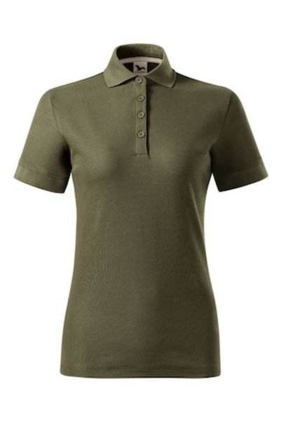 Malfini Tricou polo pentru femei, Malfini, bumbac, verde, mărimea S