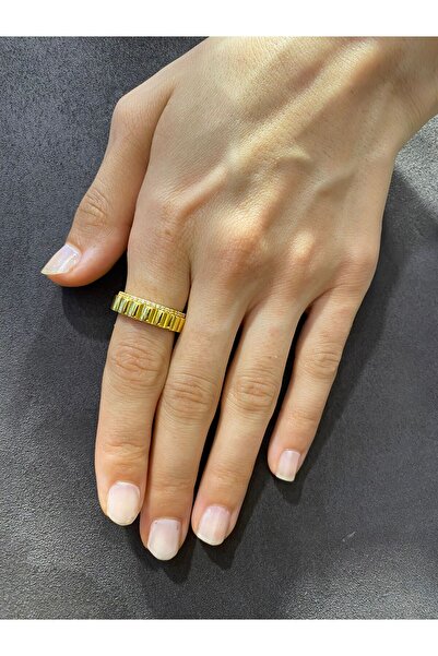 MAHMUT ÇİÇEK KUYUMCULUK Taşlı fantezi alyans yüzük