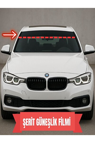 SİYACF 25 CM X 4 METRE ORTA TON ÖN CAM ŞERİT GÜNEŞLİK FİLMİ