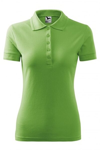 Malfini Tricou polo pentru dama Pique Polo, verde iarba, marime M