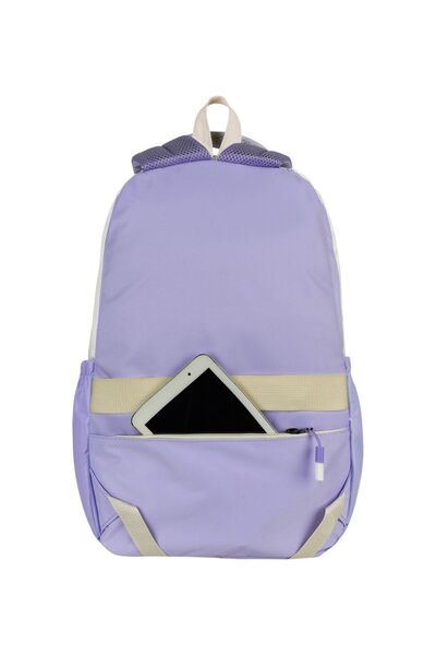 AlphaClub Bag Large Size Luxury Laptop Compartment Water Repellent Fabric Travel Backpack Middle School and High School Bag