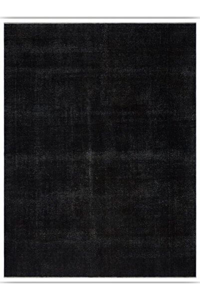 Apex Halı Eskitme Vintage Halı XLarge El Dokuma Naturel Siyah 24566 303 x 392 cm