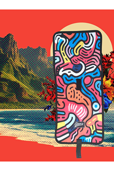 GLANCE A5 Sketchbook Pocket Color Pen Holder 24 Compartment Set Graduated Pen Set 8 Colored Crayons 12 Colors