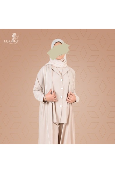 elegant hijab Women's 3-piece summer suit
