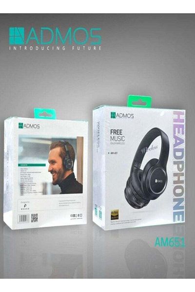 ADMOS AM-651 WIRELESS HEADSET BLACK