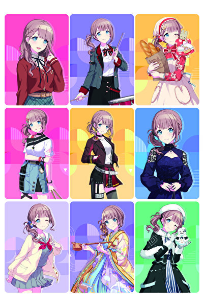 nihonwosekai Hatsune Miku Pjsekai Anime Photocard PC Set 9 buc Mochizuki Honami