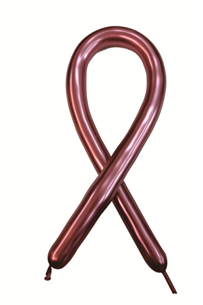 SDX Market Set de 12 baloane colorate CROM 115 cm x 4 cm, lungime