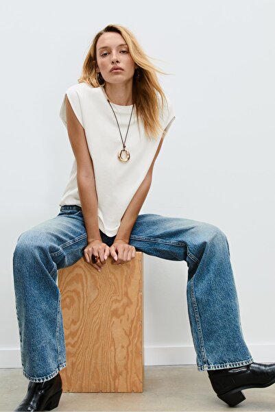 Stradivarius Basic sleeveless T-shirt