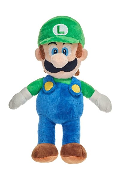 mario Jucarie de plus, Super Bros - Luigi, multicolor, inaltime 42 cm