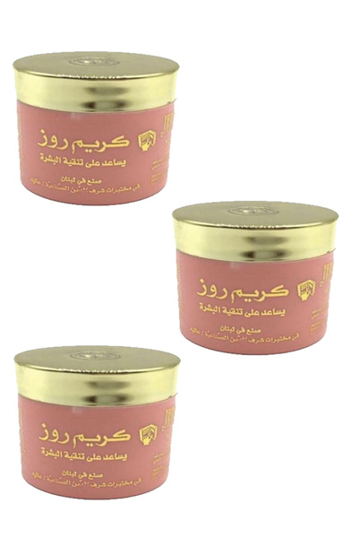 Rose كريم روز يساعد على تنقية البشرة - 25 جم * 3 قطع