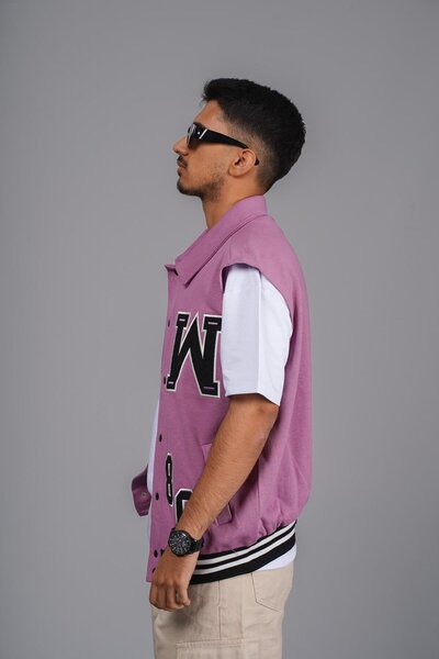 king brich Ribbed Oversize Cut Men's Vest