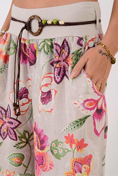 Park Moda 9530 ΛΕΝΤΕ ΠΑΝΤΕΛΟΝΙ ΦΛΟΡΑΛ ΣΧΕΔΙΟ ΦΑΡΚΙ ΖΩΝΗ