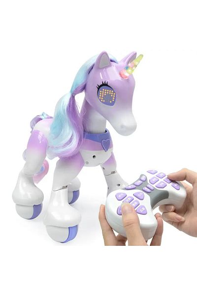 Tradeo Remote Control Unicorn Pet – Touch-Activated, Walks, Chases & Plays! Magical Toy Horse for Kids