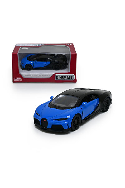 Kinsmart Bugatti Chiron Super sport Car Die Cast Metal Doors Openable Pull Back Action Toy