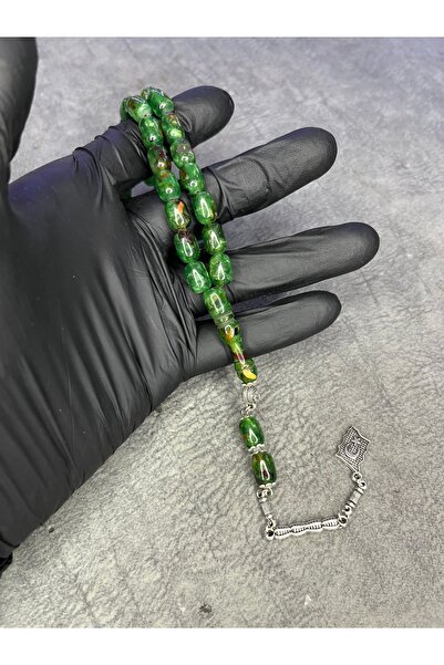 Mos Tespih Mosaic High-End Crimping Amber Prayer Beads