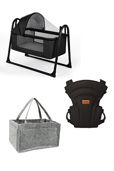 Tommybaby 3'lü Set Beşik , Kanguru, Keçe Organizer