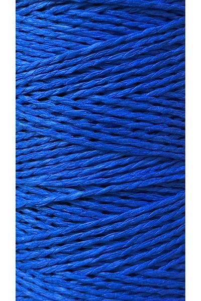 Akduman İplik 200 Gr Premium Natural Paper Thread, Straw Paper Thread, Bag, Supla, Hat Thread, 250m Saks Blue
