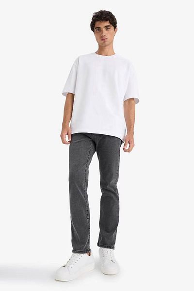 DeFacto Sergio Regular Fit Anthracite Men's Jean Pants F3586Ax/Nm36