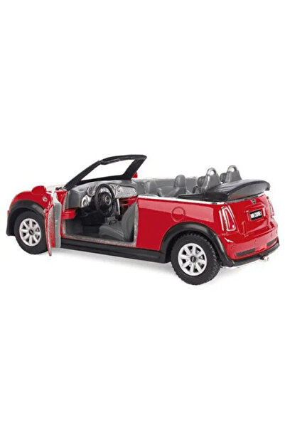 Kinsmart Mini Cooper S Convertible 1:36 Scale Die Cast Model Car Pull Back Action with Openable Doors