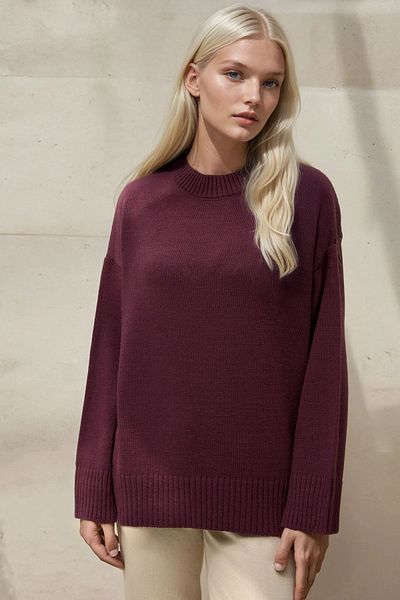 Hiccup Crew Neck Relax Fit Soft Knitwear Sweater
