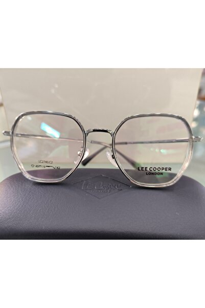 Lee Cooper Geometrik şeffaf Optik çerçeve