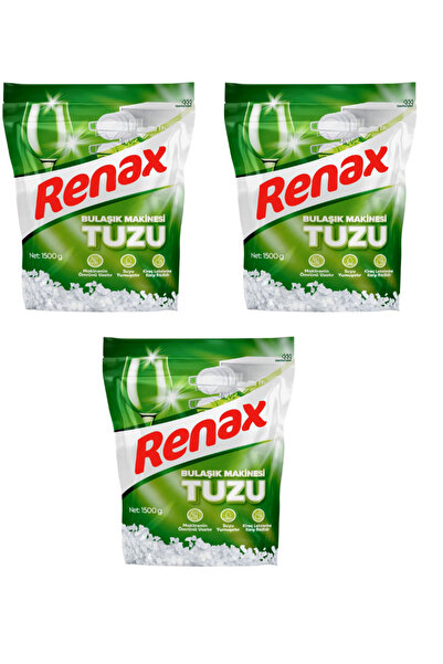 RENAX BULAŞIK MAKİNESİ TUZU 1500G (3 ADET)