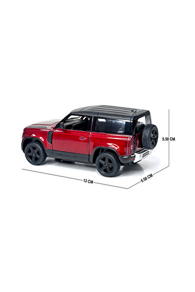 Kinsmart 1:36 Scale Door Openable Pull Back Action Land Rover Defender 90 Diecast Metal Alloy Toy Car