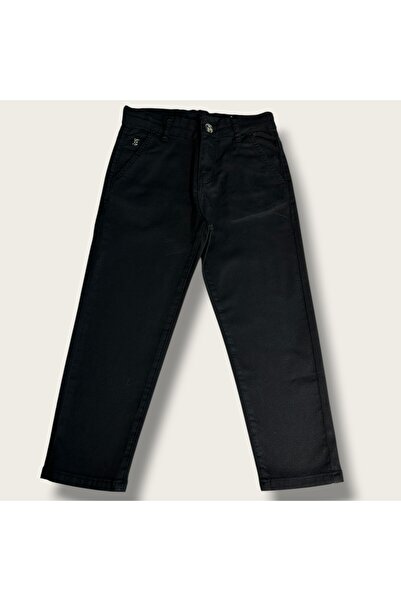 Esprix Kids Okul Pantolonu Erkek Siyah Esnek Kumaş Ayarlanabilir Lastikli