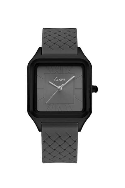 catera Men's watch, magnetic, gray, with a black frame