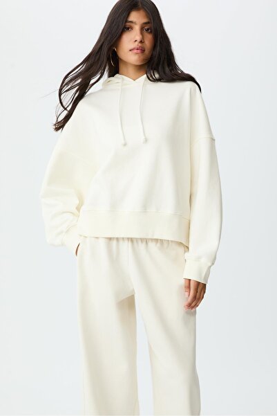 Stradivarius Star and leopard print hoodie