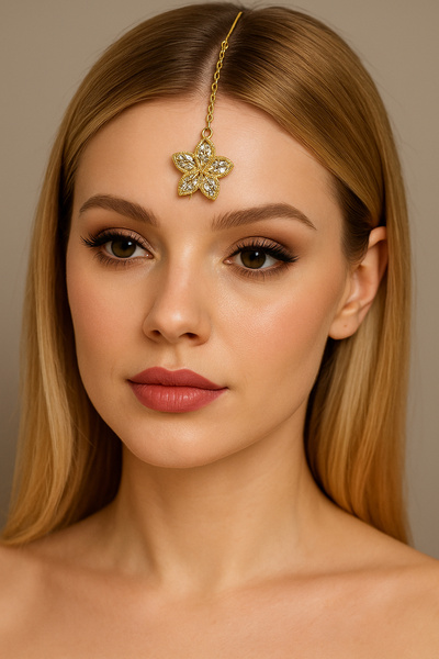 Kaftan Collection Indian forehead, Indian hair accessory