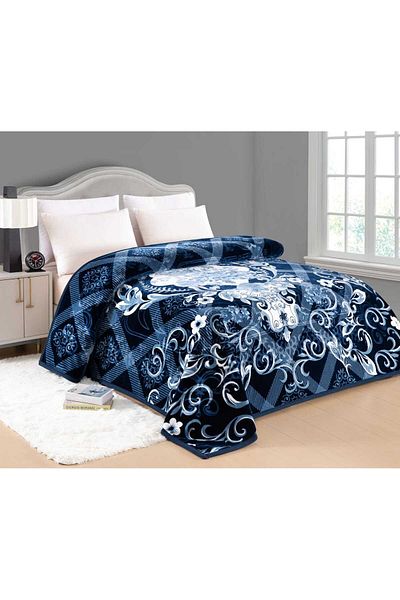 Gerenic 6 kg double blanket, patterned, size 220 x 240 cm