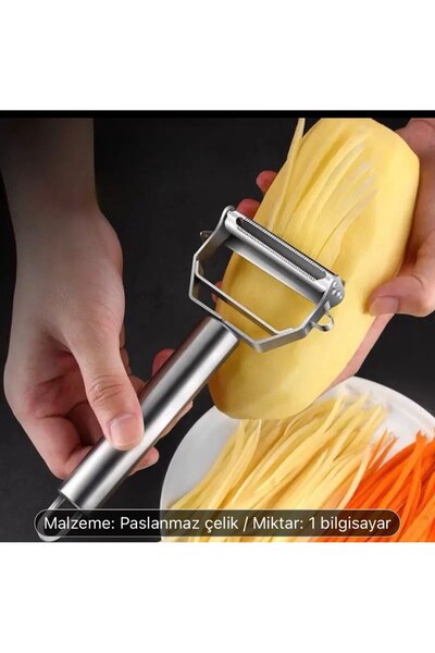 Ufak Tefek Şeyler Çok Amaçlı Jülyen Soyucu Meyve Sebze Soyacak Salatalık Kaba...