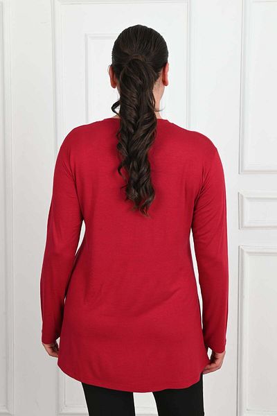Bigsize Women's blouse in large sizes with buttons 1376-23