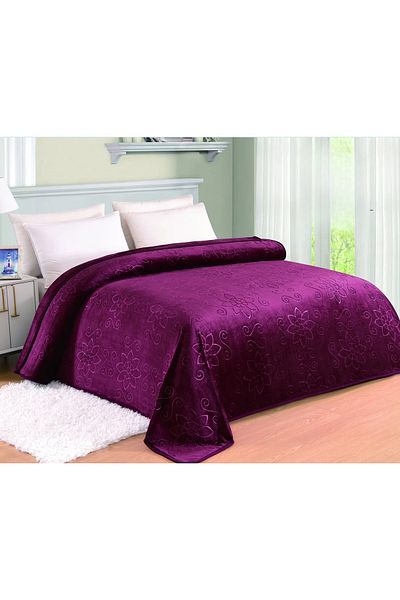 Gerenic Double lightweight blanket with engraved pattern, weight 2 kg, size 220 x 240 cm