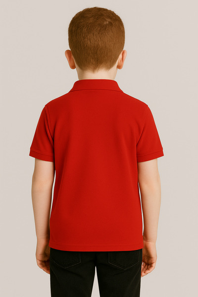 Machetta Children's Plain Polo Neck T-Shirt School Color