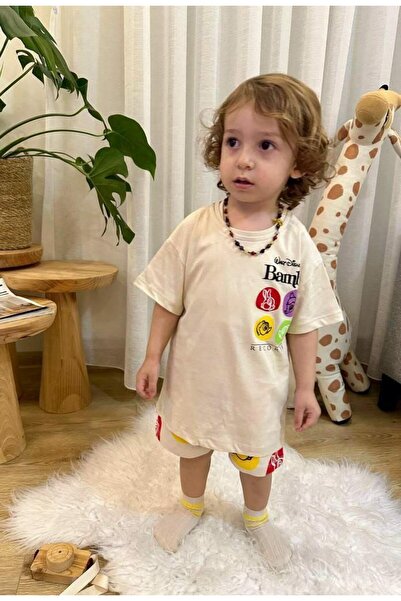 Kids مجموعة كريمية مطبوعة ملونة من الأسفل إلى الأعلى