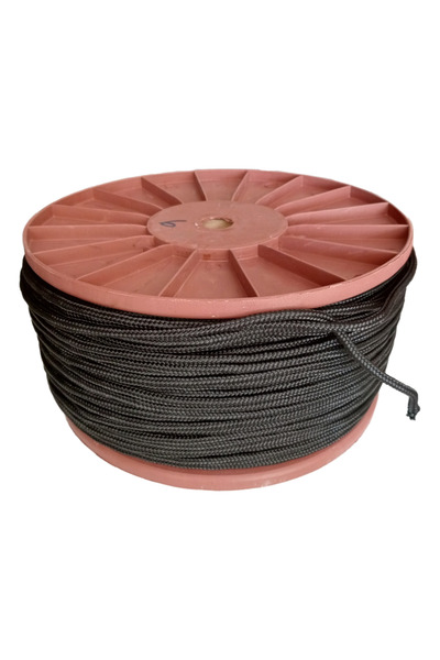 Genel Markalar 10 Mt 6 Mm Siyah Renk Polyester Içi Dolgulu Dağcılık Kamp Gemici Hamak Salıncak Iskota Ipi