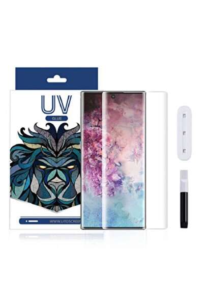 OEM Folie pentru Samsung Galaxy Note 10 Plus 4G/Note 10 Plus 5G, Lito 3D UV Glass, Transparent