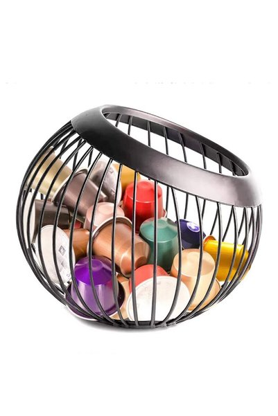 Generic Large Capacity Coffee Pod Organizer for Counter Coffee Bar Coffee Cap...