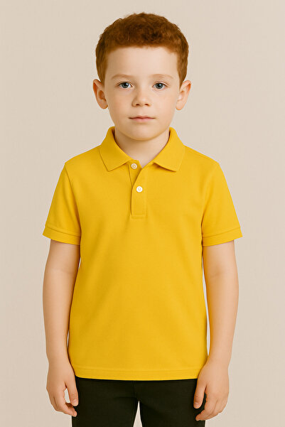 Machetta Children's Plain Polo Neck T-Shirt School Color