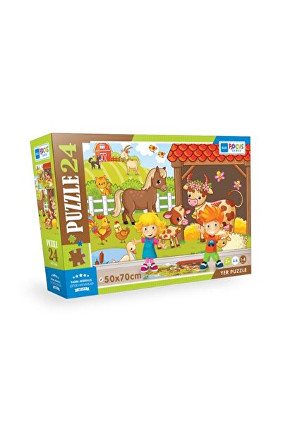 Marvel Blue Focus Farm Animals - Puzzle 24 Pieces