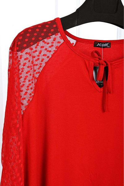 Bigsize Women's blouse, large sizes, polka dots 1451-23
