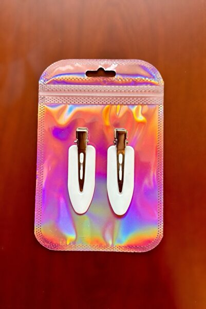 Metanoyaco 2'li Beyaz Klips Makyaj Tokası